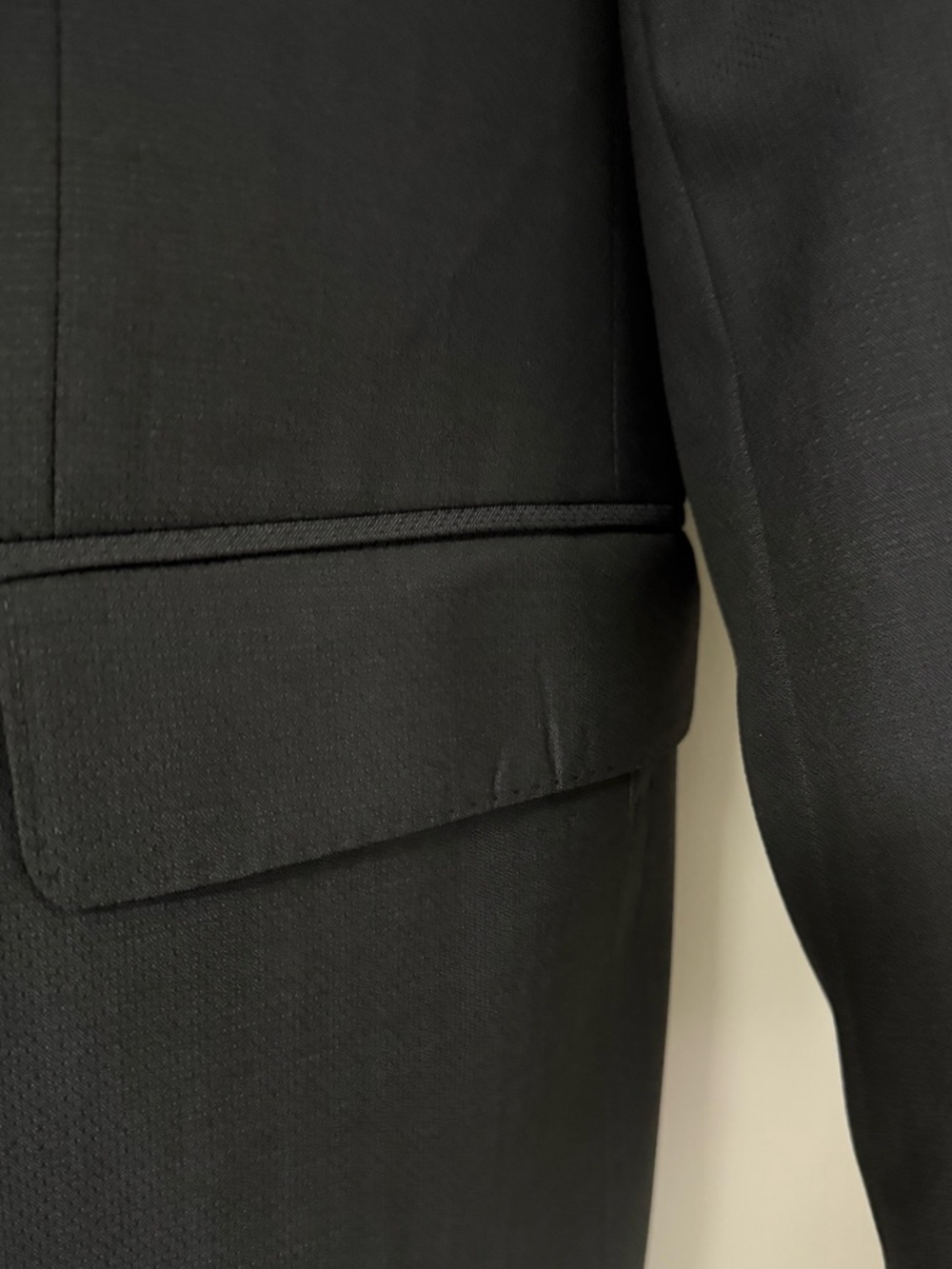 HUGO BOSS Two-Button Blazer Black Size 38S EUC - Picture 7 of 16